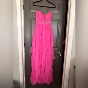 Elegant Pink Prom Dress